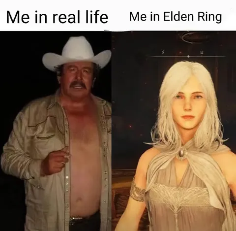Me in Real Life vs Elden Ring
