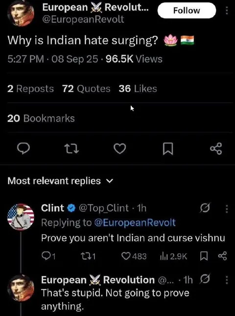 Prove You Aren't Indian