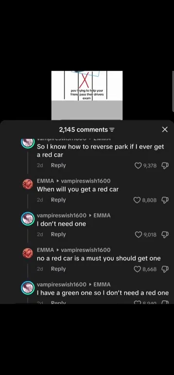 Red Car Green Car Comment Thread