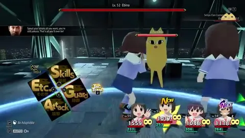Anime Girl Fights a Giant Banana