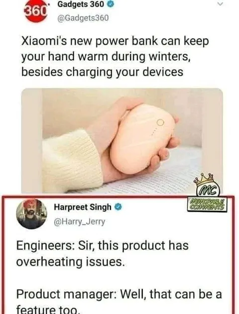 Overheating as a Feature