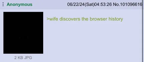 Wife Discovers Browser History
