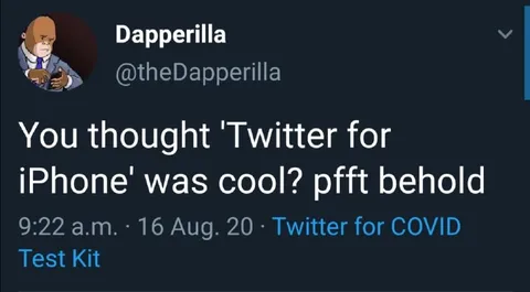 Twitter for COVID Test Kit