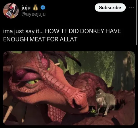 Donkey Had Enough Meat