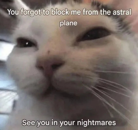 Astral Plane Nightmare Cat