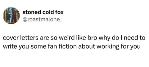 Cover Letter Fan Fiction