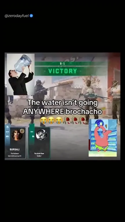 The Water Isn't Going Anywhere Brochacho