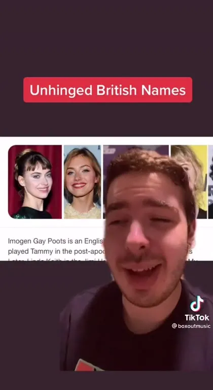Unhinged British Names