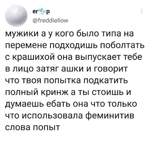 Феминитив слова попыт