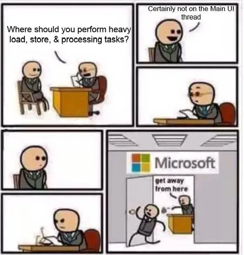 Heavy Tasks Not on Main UI
