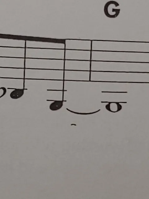 Улыбка из нот
