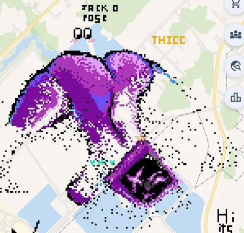 Thicc Purple Map Creature