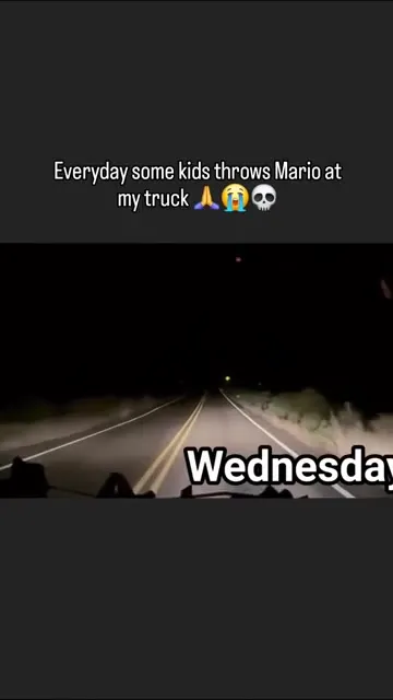 Kids Throw Mario at My Truck