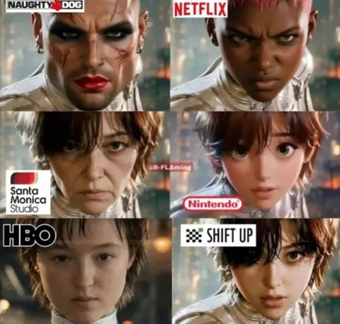 Different Studios, Different Faces