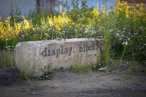 Abandoned Display Block