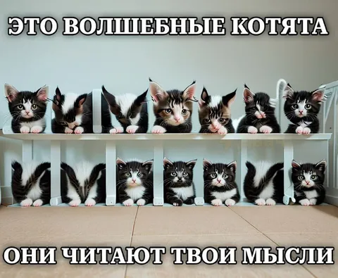 Волшебные котята читают мысли