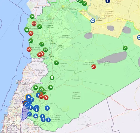 Syria War Map Chaos