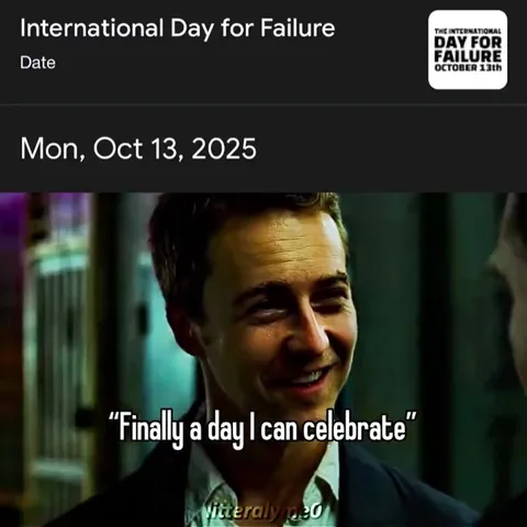 International Day for Failure