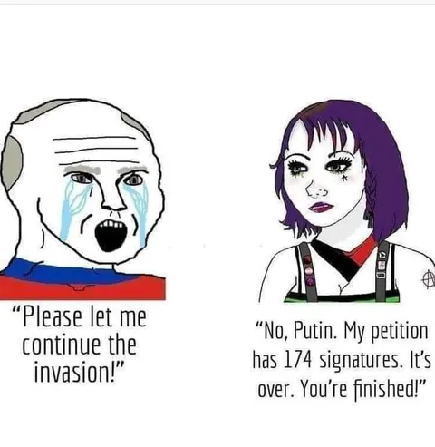 Putin’s Invasion Petition Rejected