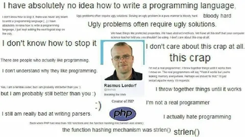Rasmus Lerdorf Hates Programming