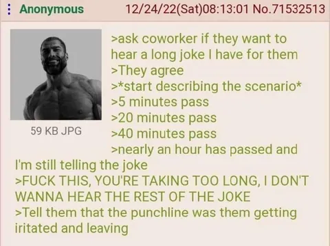 The Never-Ending Long Joke