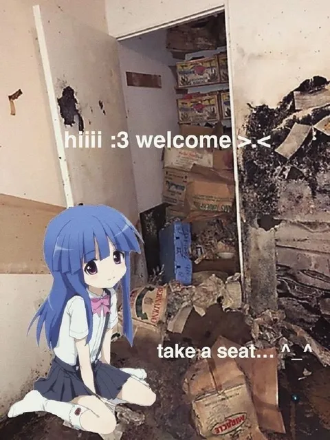 Anime Girl Welcomes You to the Ruins