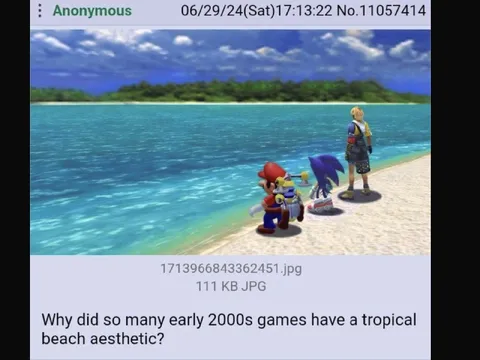 Early 2000s Tropical Beach Games