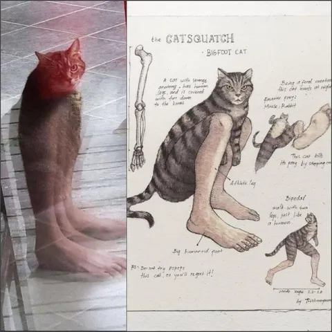 Catsquatch Bigfoot Cat