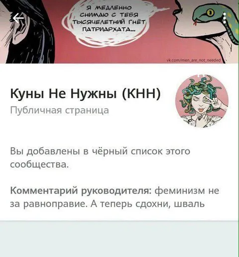 Куны не нужны, феминизм не равноправие