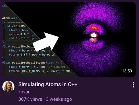 Simulating Atoms in C++