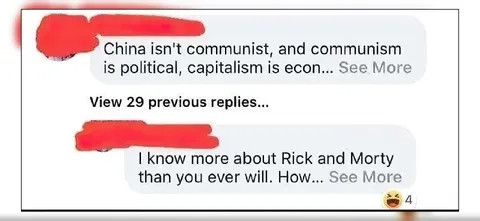 China and Rick and Morty Expert