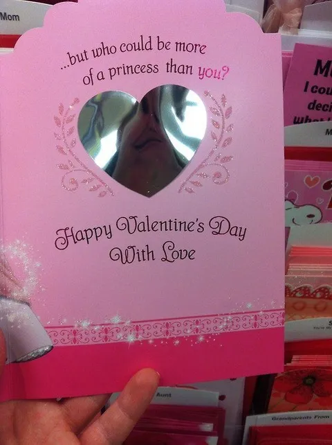Princess Valentine’s Day Card