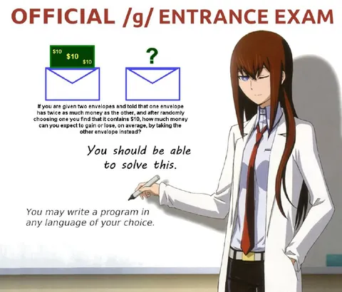 Official /g/ Entrance Exam