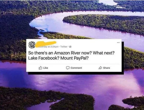 Amazon River, Lake Facebook