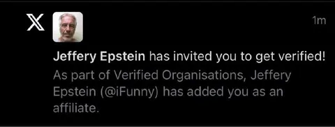Jeffery Epstein Verification Invite