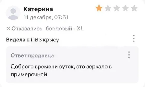 Крыса в примерочной