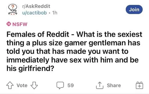 Plus-Size Gamer Gentleman