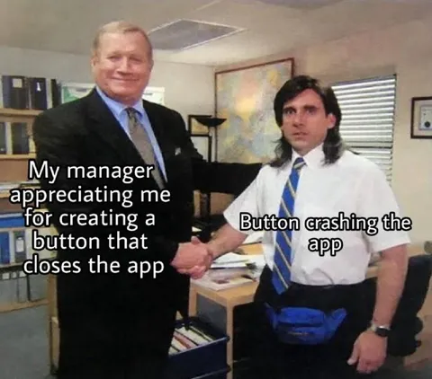 Button Crashing the App