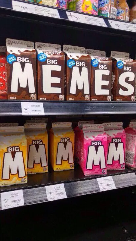 Big Memes on the Shelf