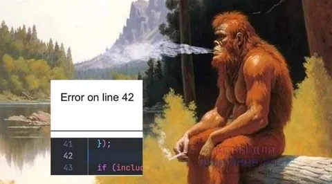 Bigfoot Finds Error on Line 42