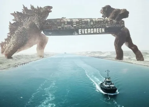 Godzilla and Kong Carry Evergreen