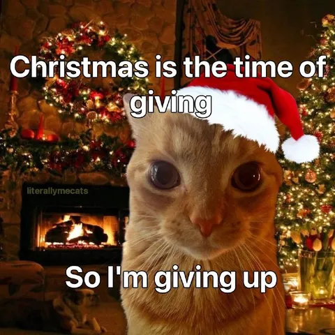 Christmas Is the Time of Giving Up