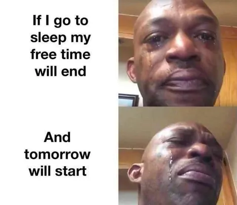 Sleep Ends Free Time