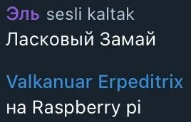 Ласковый Замай на Raspberry Pi
