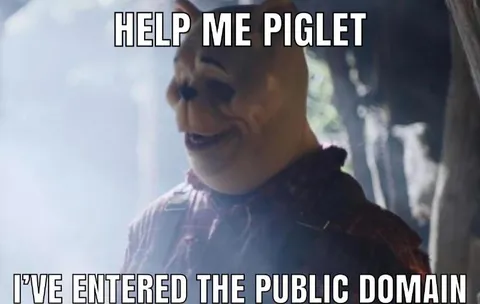 Piglet Enters the Public Domain