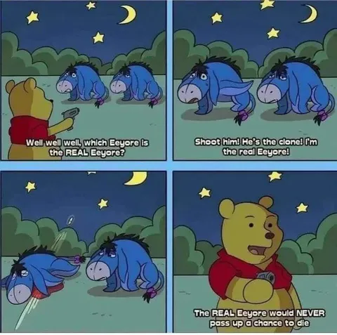 The Real Eeyore Would Never Pass Up a Chance to Die