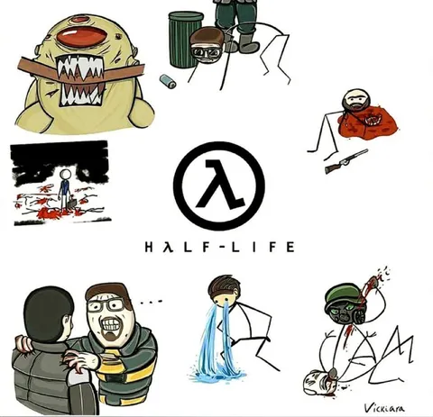 Half-Life Fan Art Collage