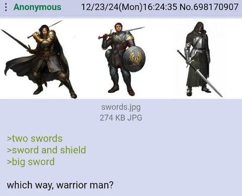Which Way, Warrior Man?