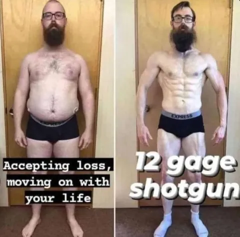 Accepting Loss, 12 Gage Shotgun