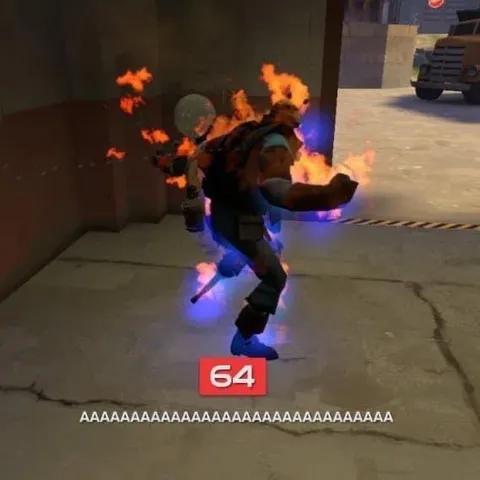 Burning With 64 Health